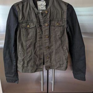 H&M LOGG denim bomber jacket
